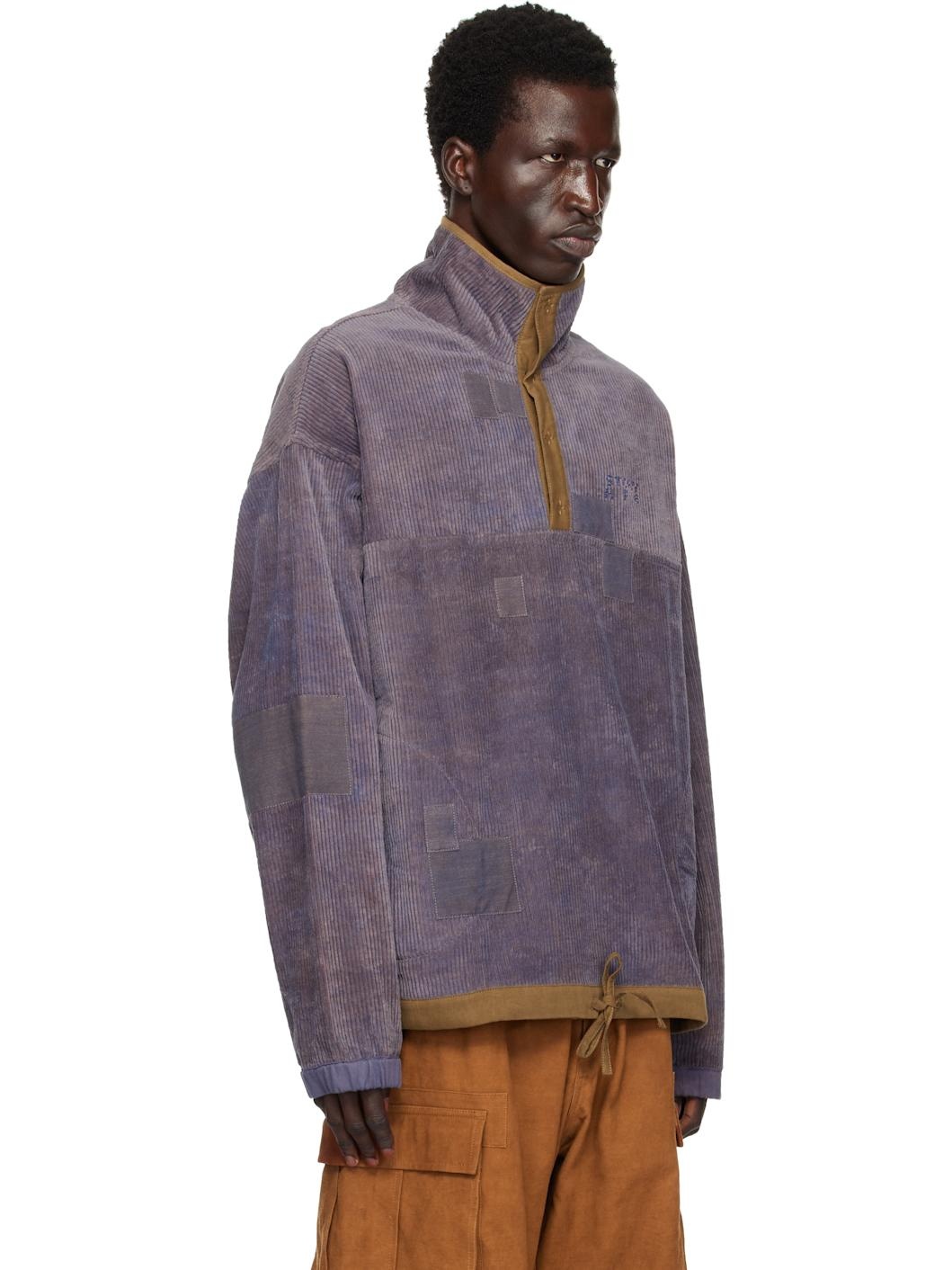 Purple Polite Pullover Sweatshirt - 2