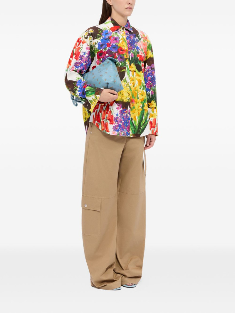 MSGM floral print shirt outlook