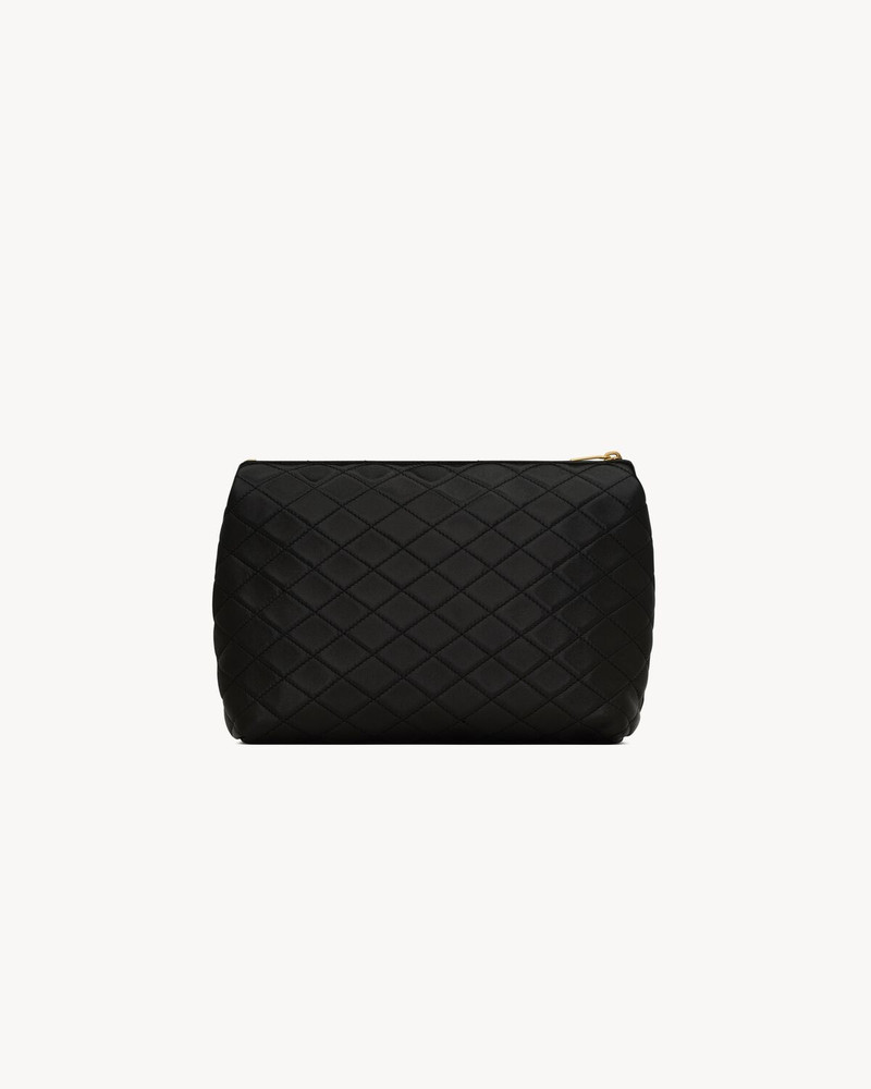 SAINT LAURENT GABY COSMETIC POUCH IN LEATHER outlook