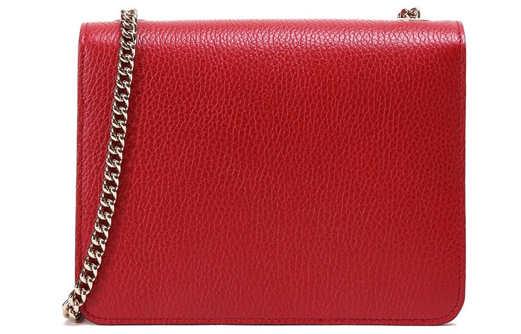 (WMNS) Gucci Leather Organ Crossbody Bag Single Shoulder Bag Red 510304-CAO0G-6420 - 4