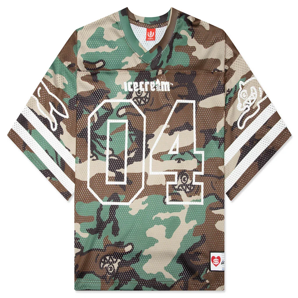 BLACKBERRY S/S KNIT JERSEY - CAMO - 1