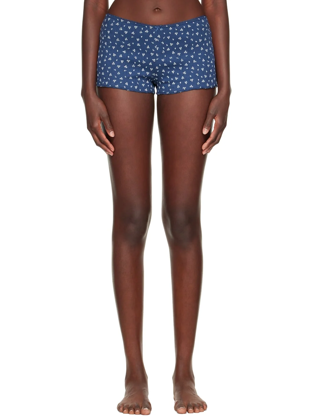 Blue 'The Teeny Tiny' Shorts - 1