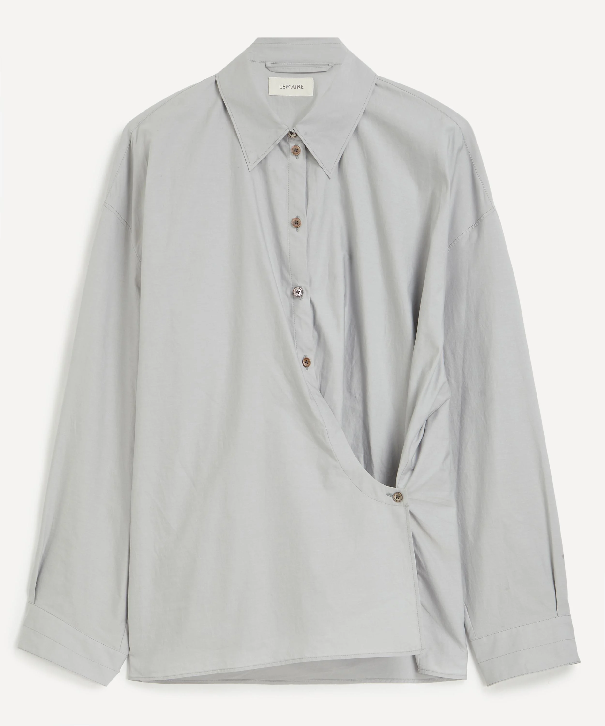 Mist Twisted Silk Shirt - 1