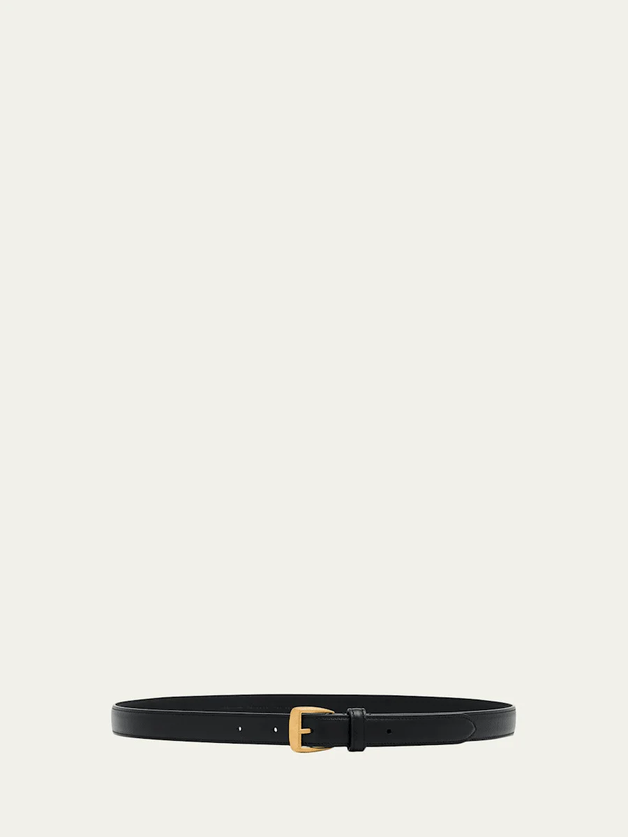 Thin Leather Belt - 1