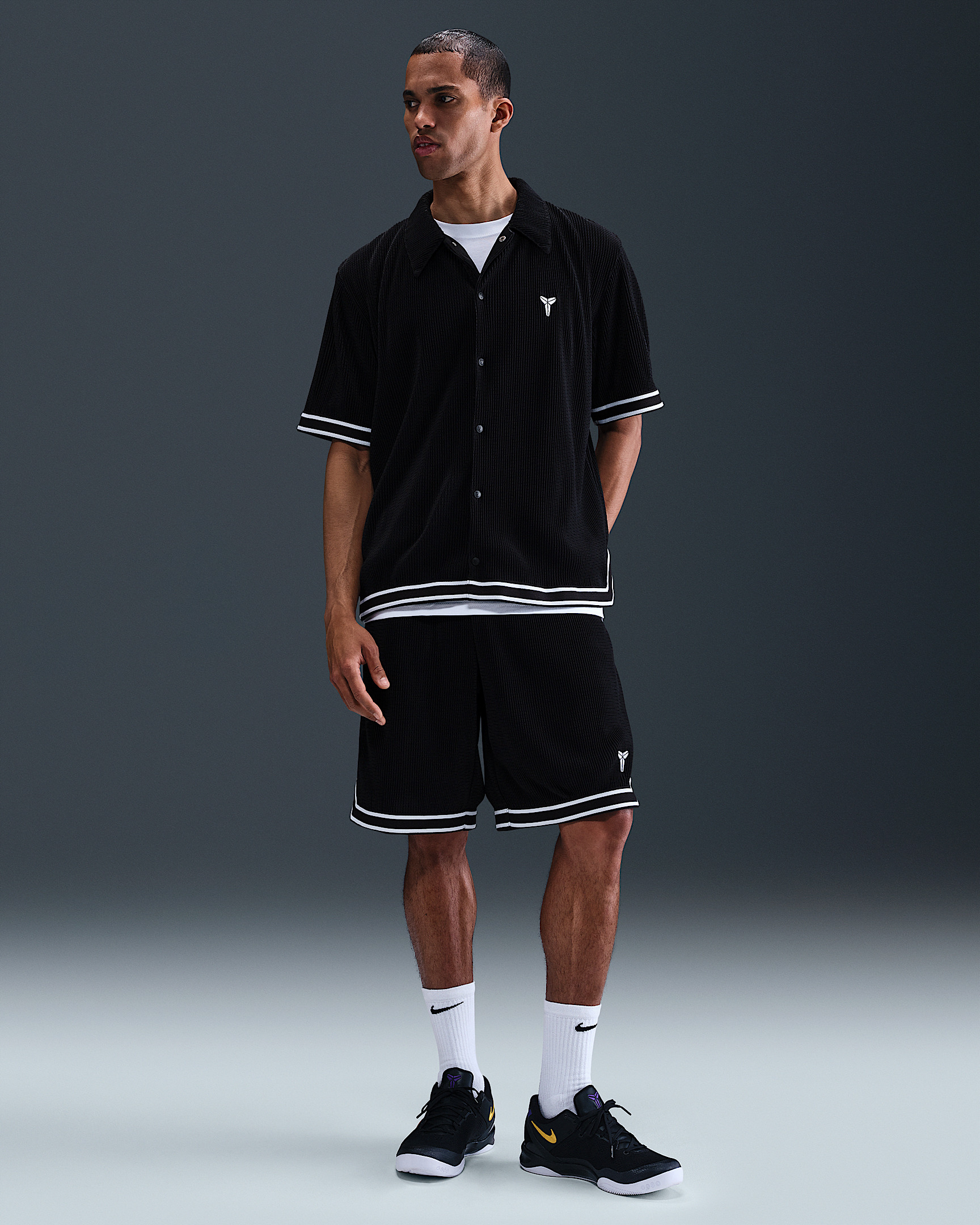 Kobe Men's Pleated Short-Sleeve Basketball Top - 4