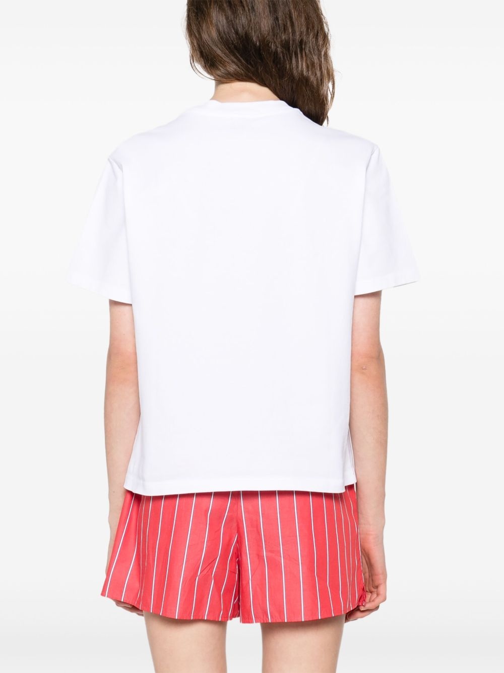Tennis Club Icon triangle-print T-shirt - 4