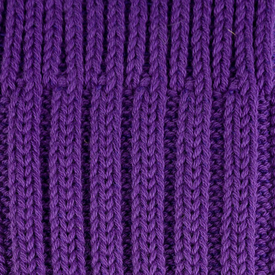 Iron Heart DEC-CAS-PUR Decka Cased Heavyweight Plain Socks - Purple outlook