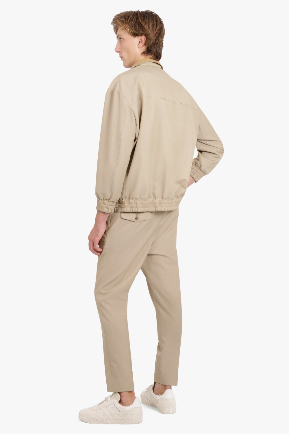 MOHAIR TWILL BLAZER | BEIGE - 4