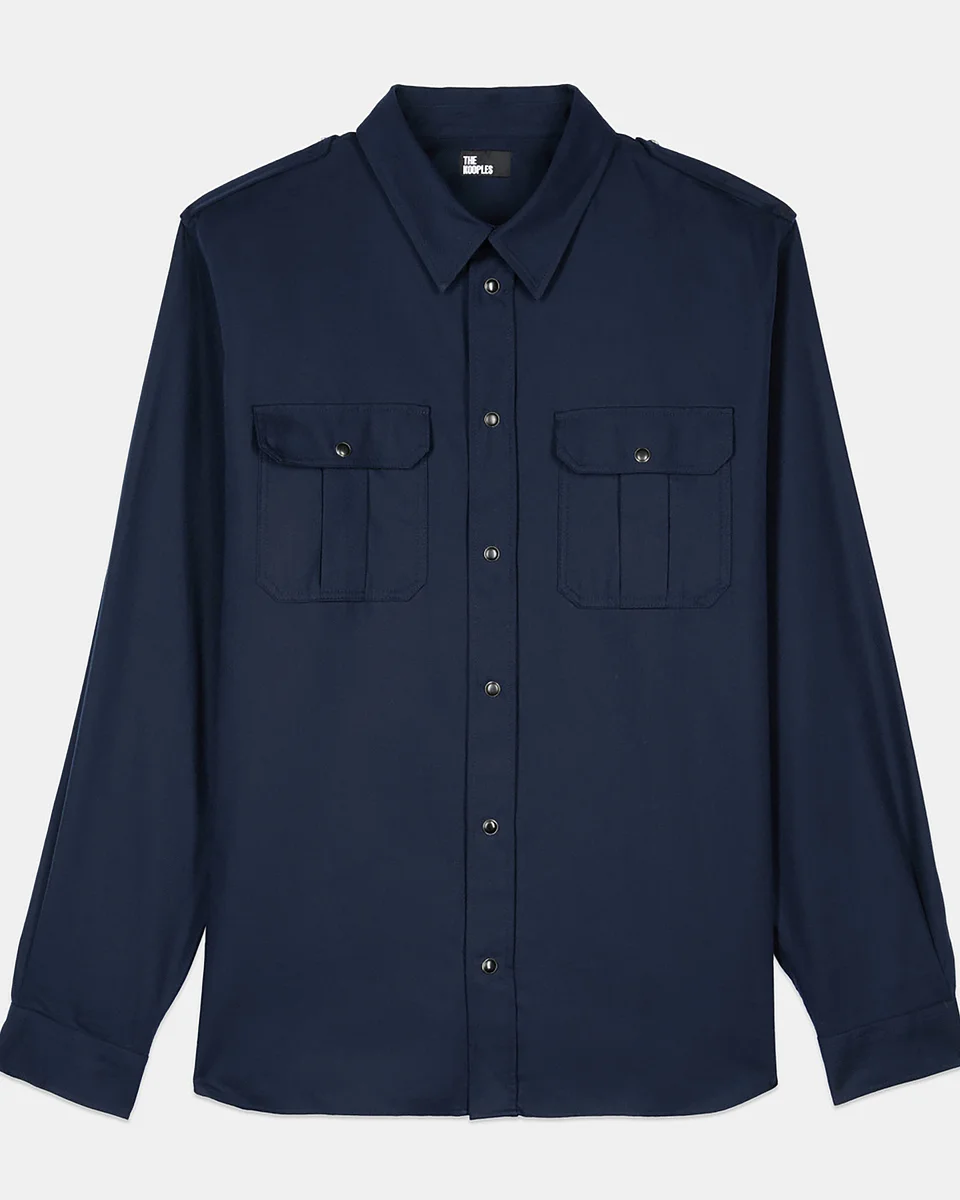 NAVY BLUE SHIRT - 1