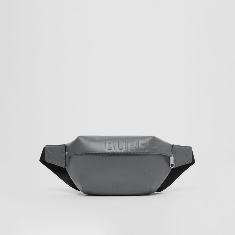 Horseferry Embossed Leather Sonny Bum Bag 1