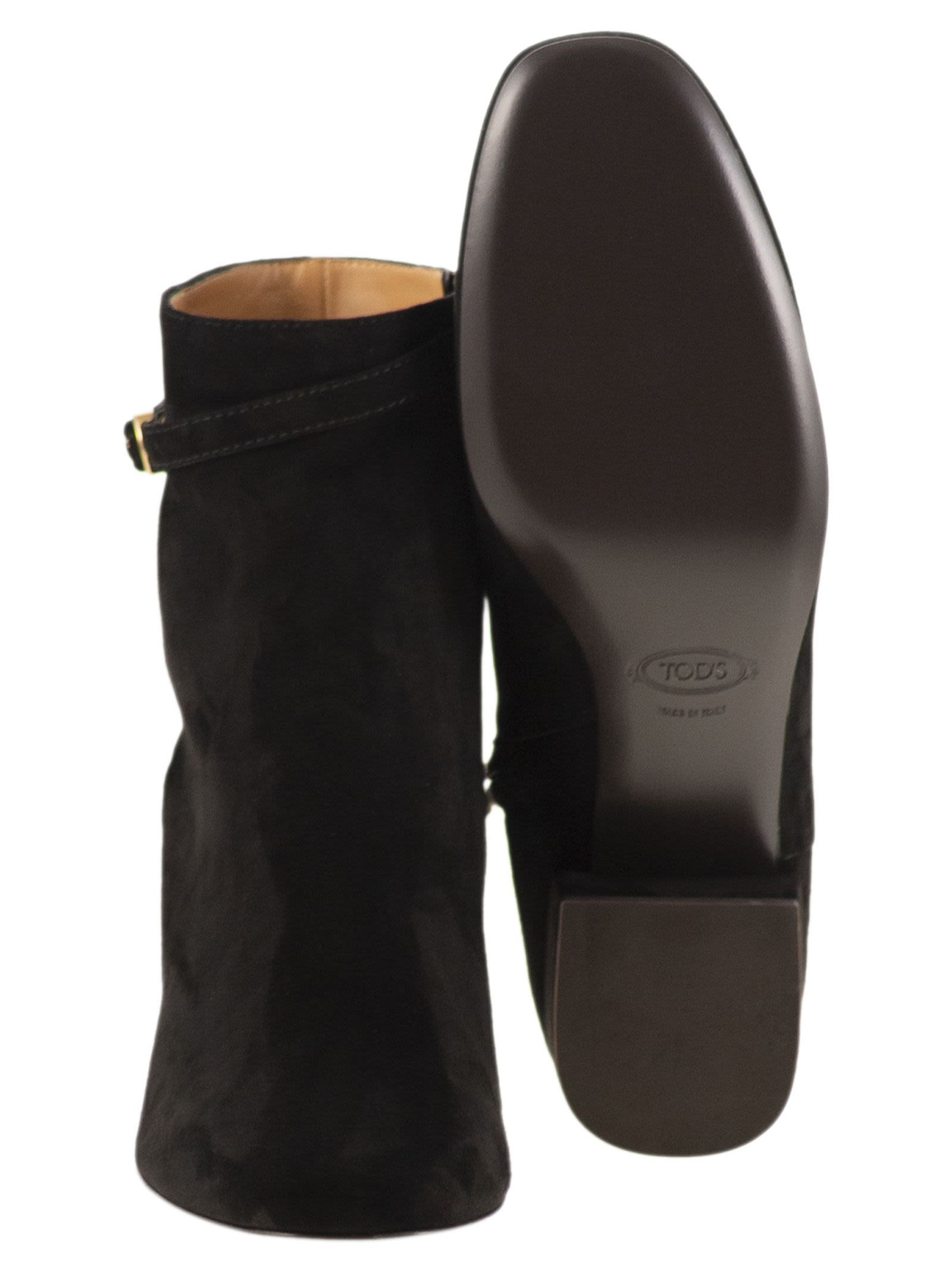 Tod's Women Suede Ankle Boots - 5