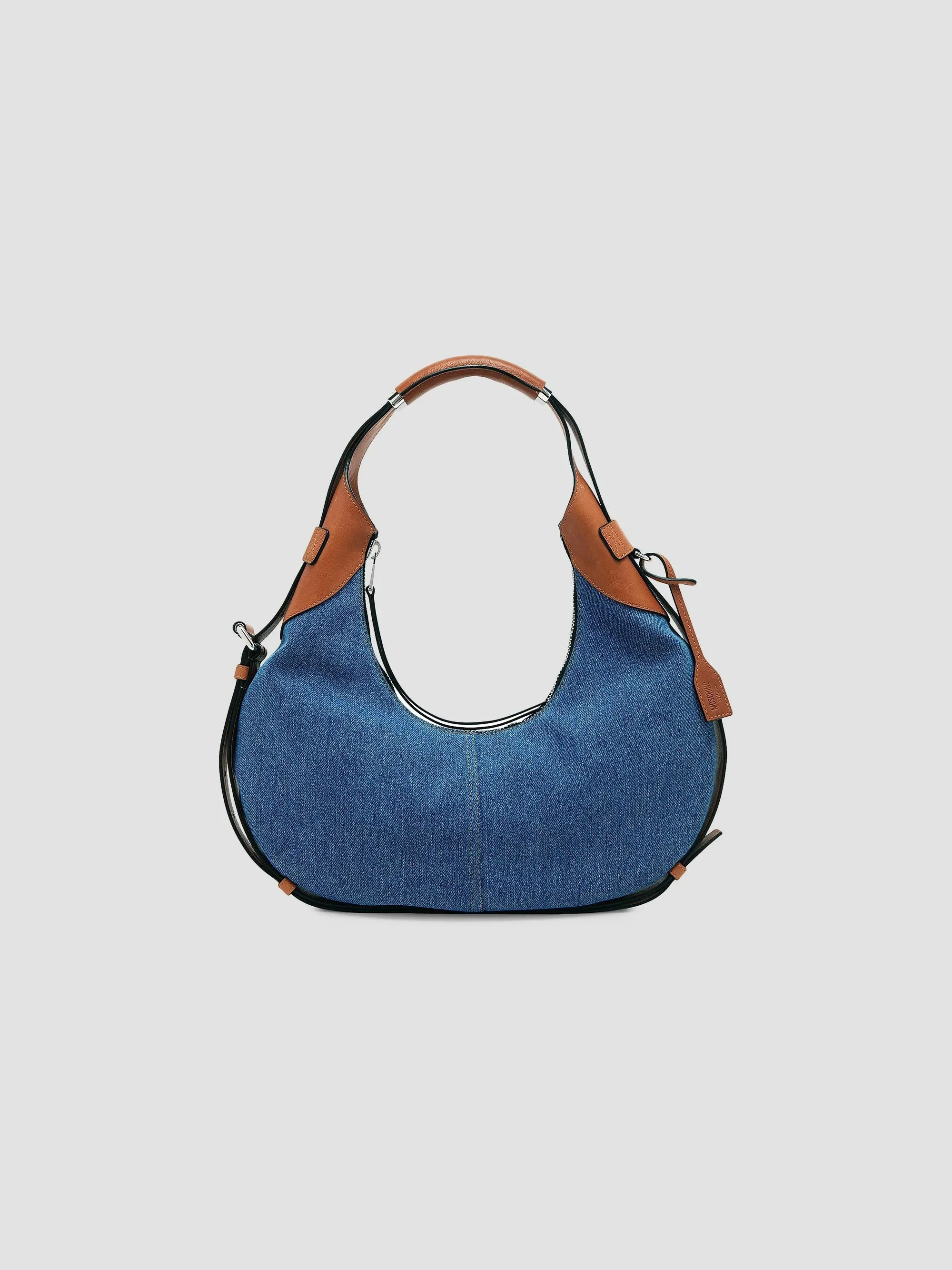 Women's Handle Me Denim Saddle Bag - Denim - 1