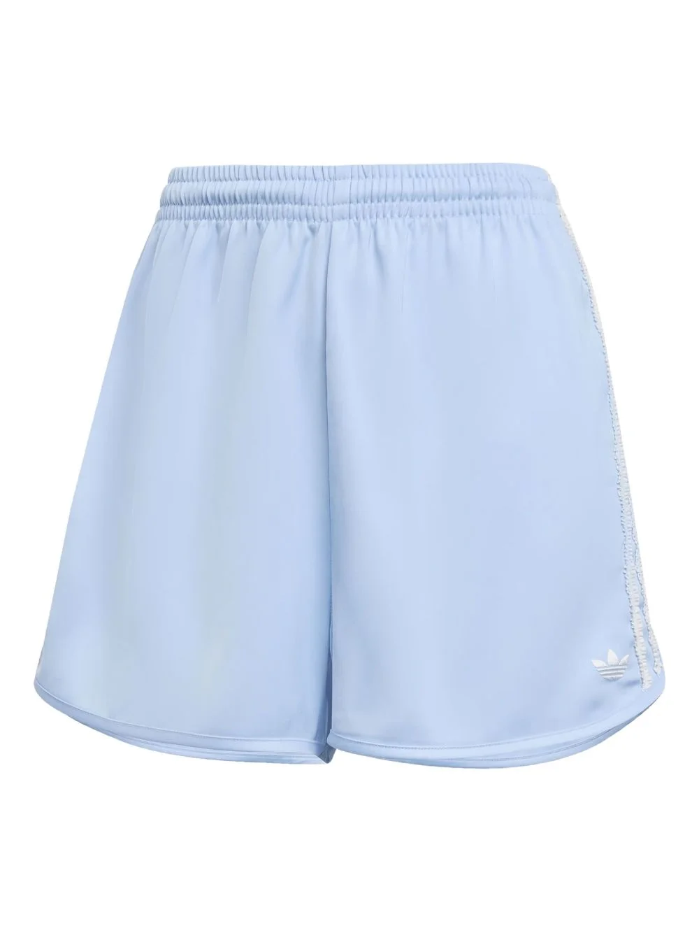 elasticated-waistband short shorts - 1