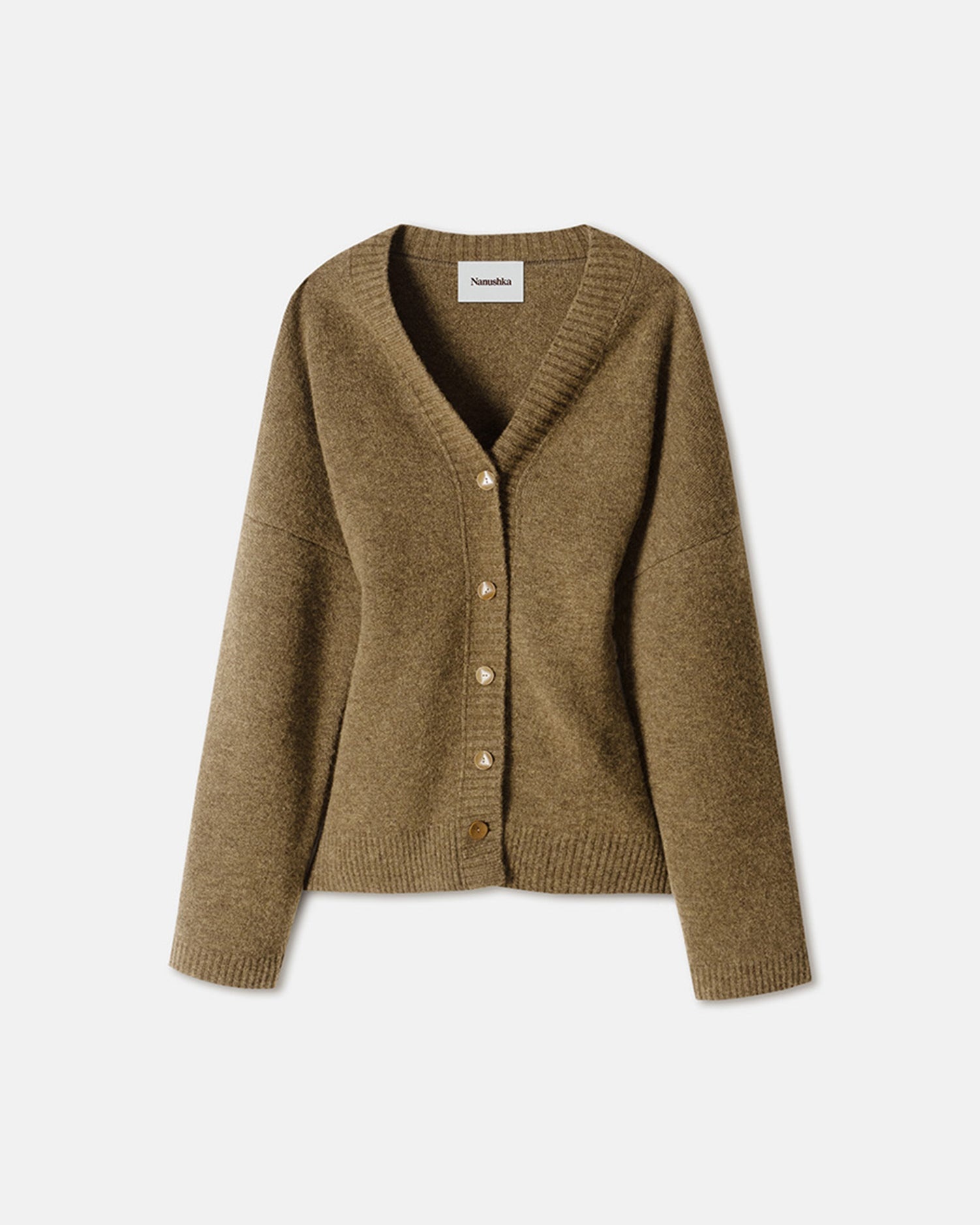 Fluffy Knit Cardigan - 1