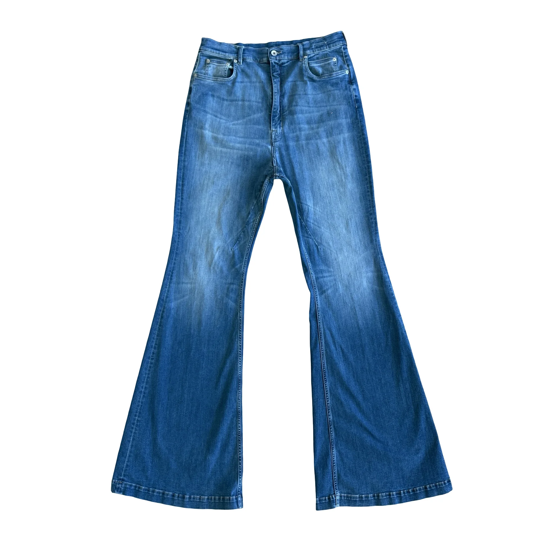 Rick Owens Washed Indigo Bolans SZ 34 - 1