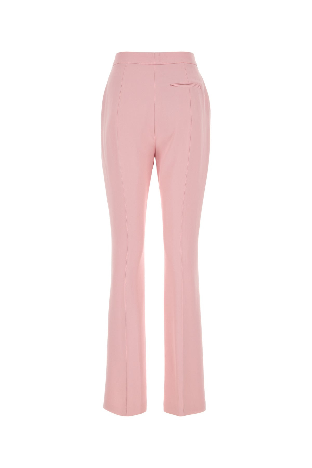 Pink crepe cigarette pant - 2