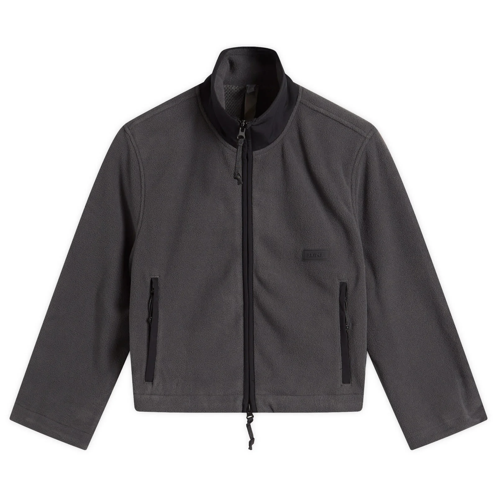 SKIMS Fleece Lounge Shrunken Zip Up Jacket - 1