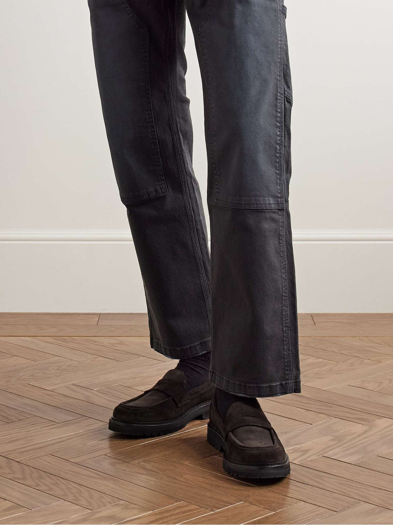 VINNY’s Richee Suede Penny Loafers outlook