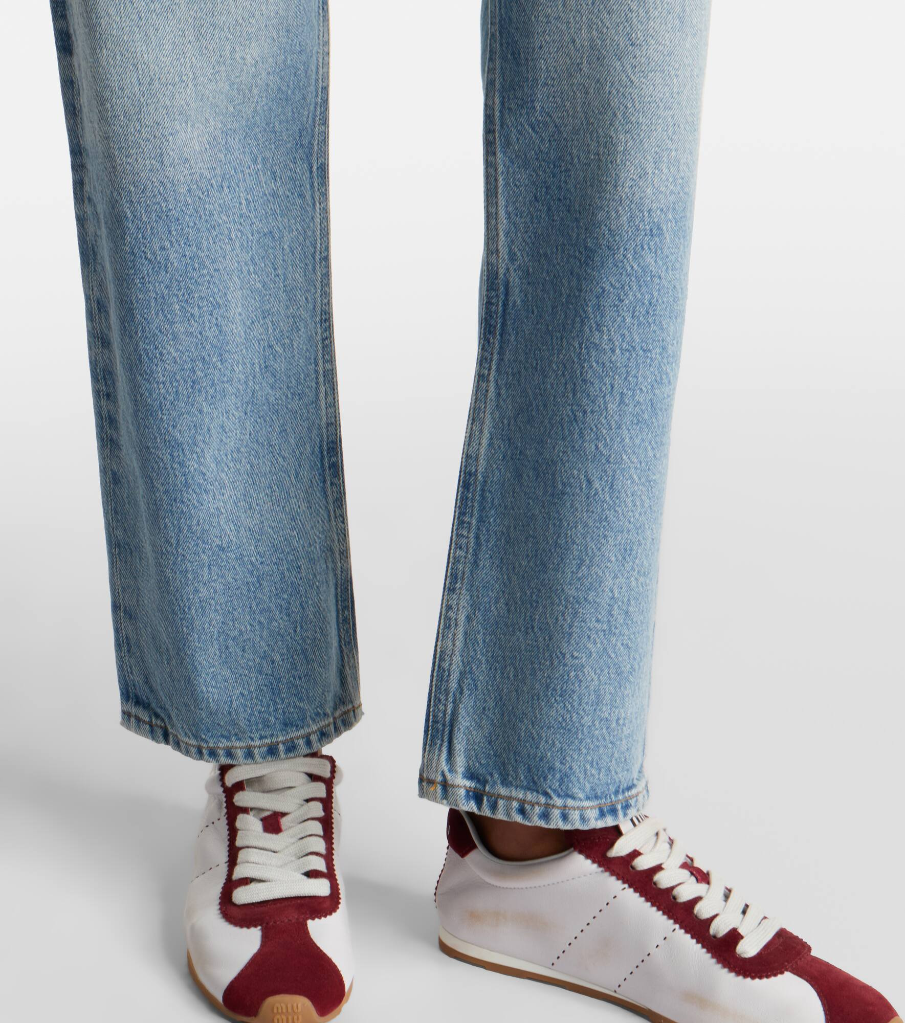 90's Pinch Waist high-rise straight jeans - 5