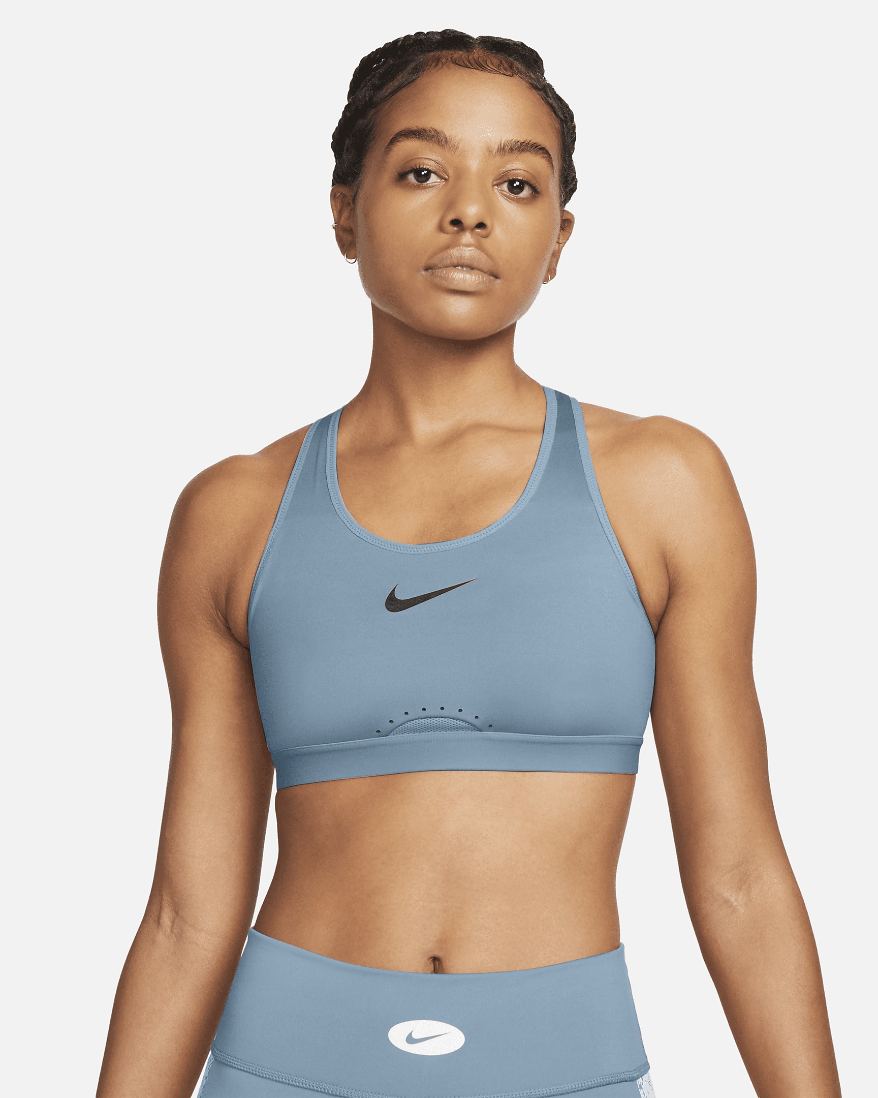 Nike Swoosh Women's High-Support Non-Padded Adjustable Sports Bra - 1