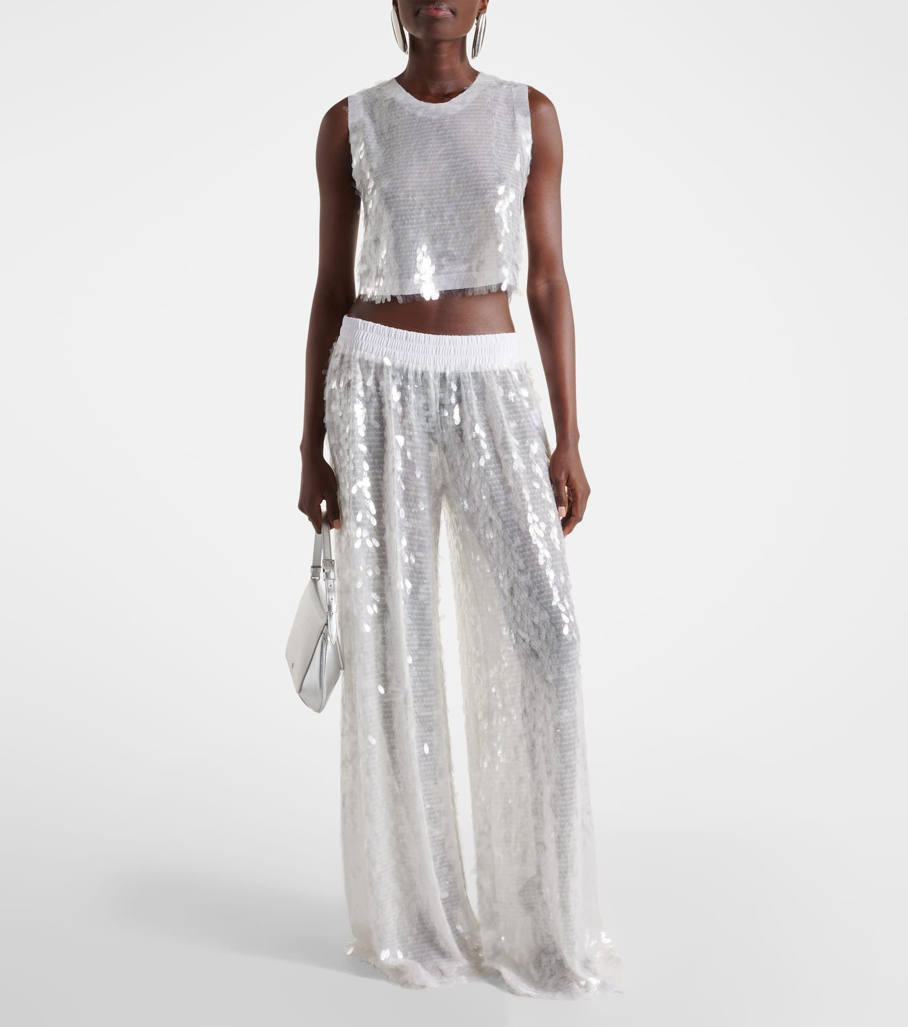Sequined crop top - 2