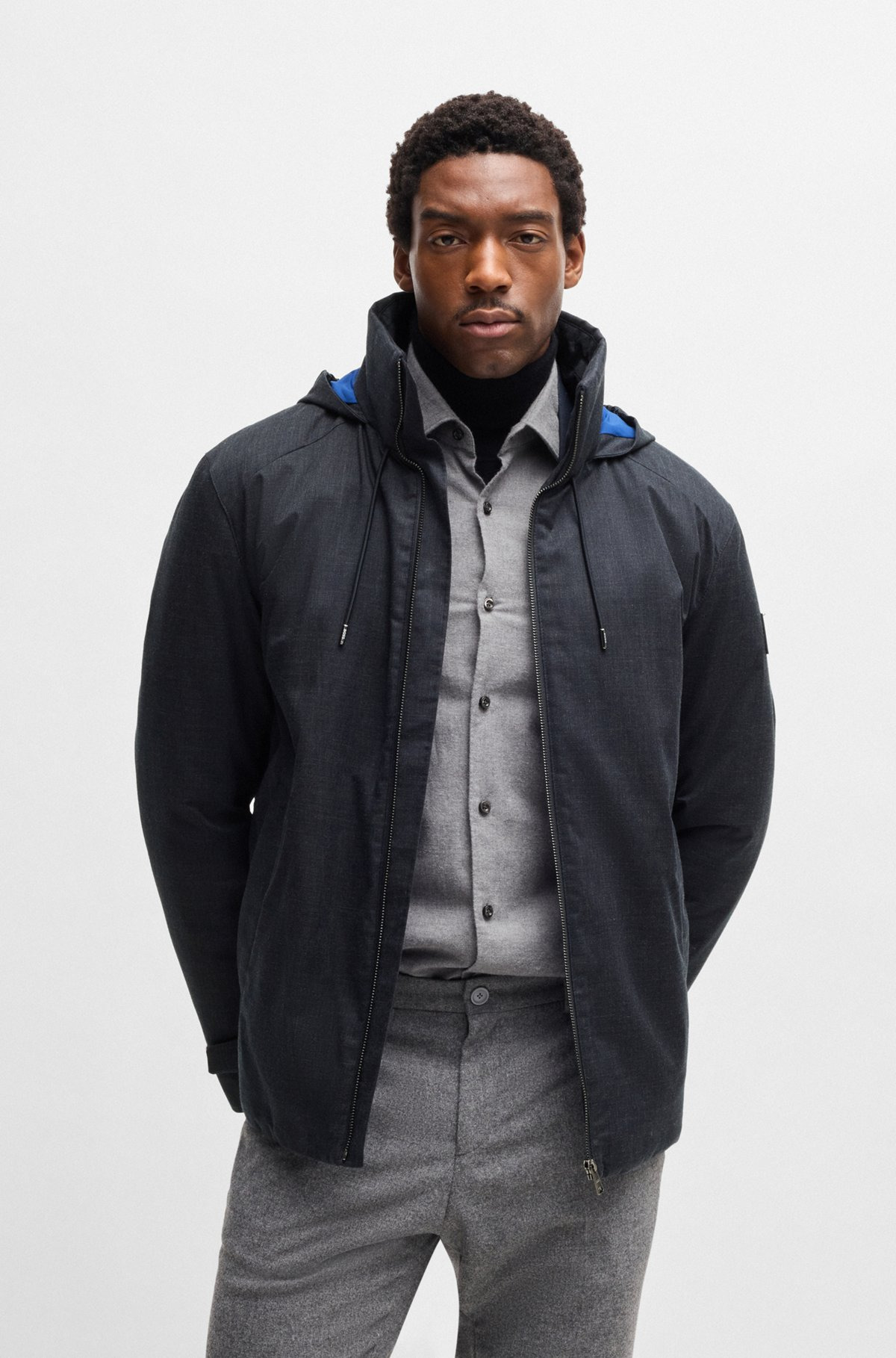 WATERPROOF JACKET IN A SLIM FIT - 2