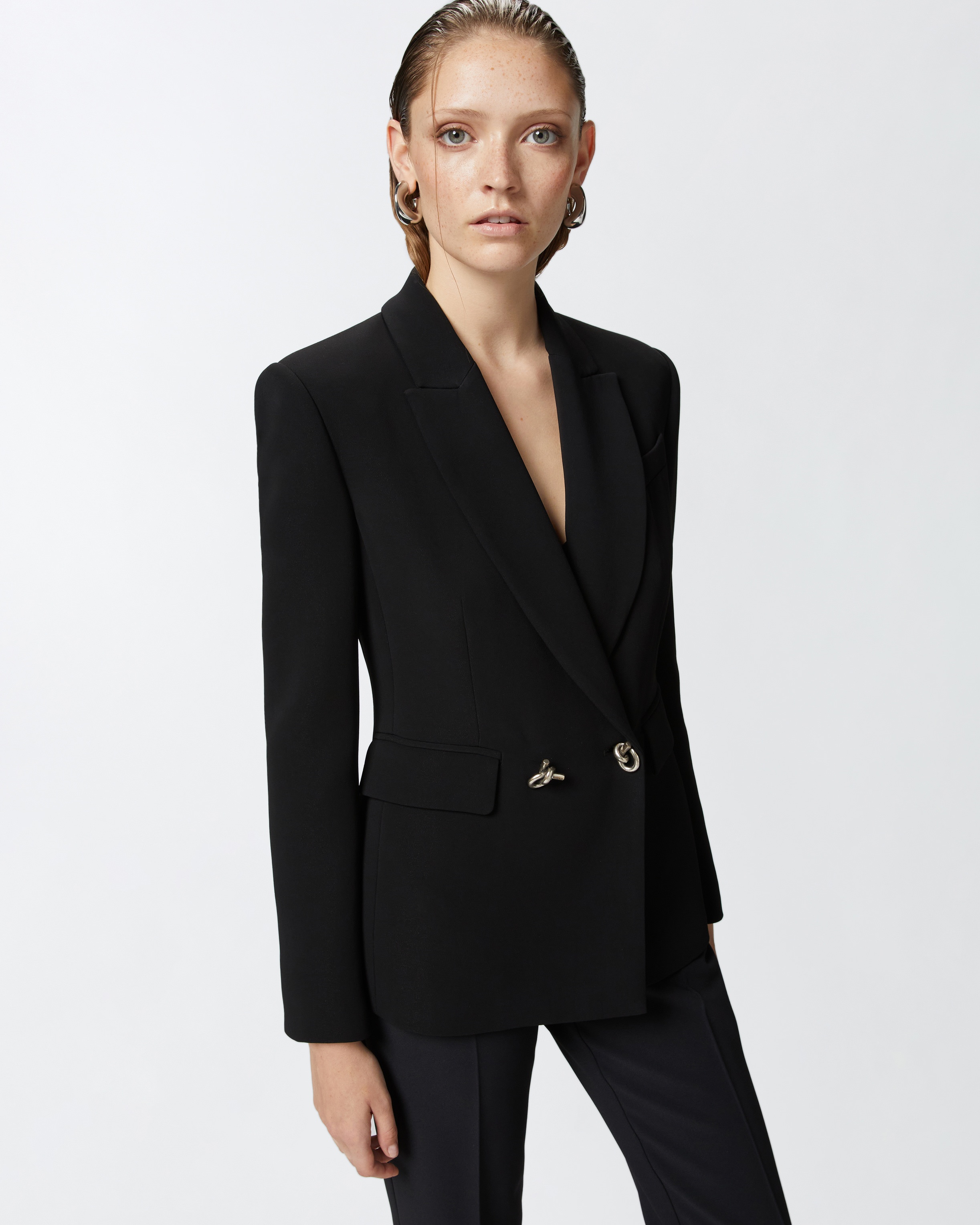 TECHNICAL CADY BLAZER WITH METAL BUTTONS - 2
