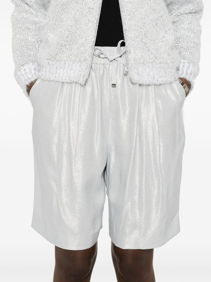 pleat-detail shorts 5