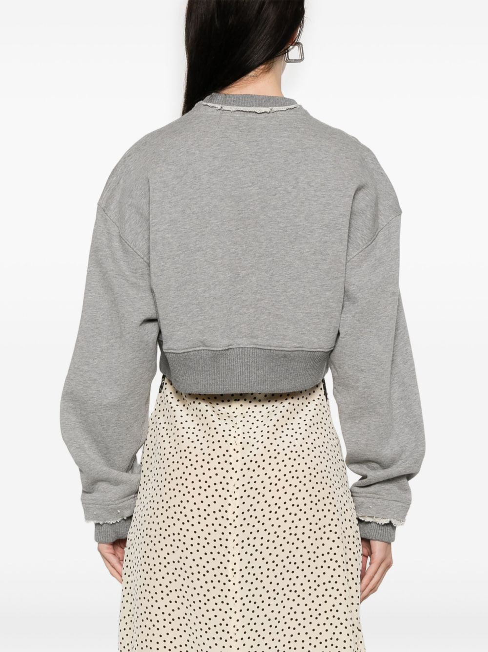 Alexander McQueen Cropped Sweatshirt - 5