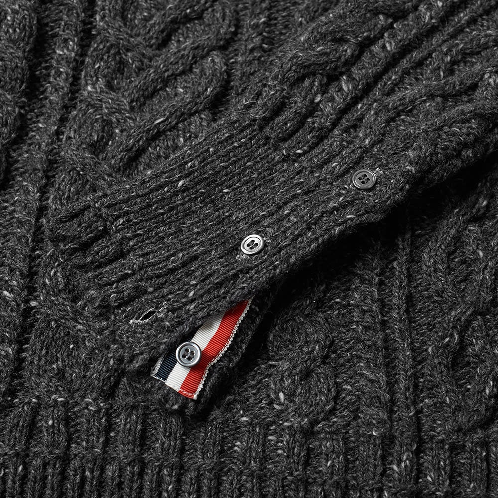 Thom Browne 4 Bar Aran Cable Crew Knit - 2