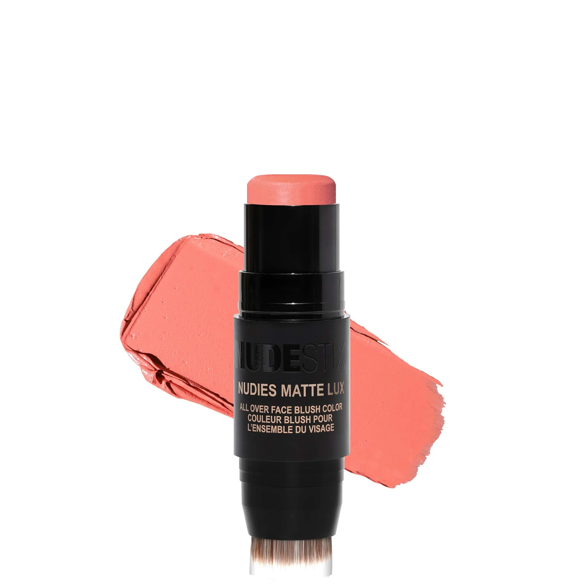 NUDESTIX Nudies Matte Lux All Over Face Blush Colour - Pretty Peachy - 1