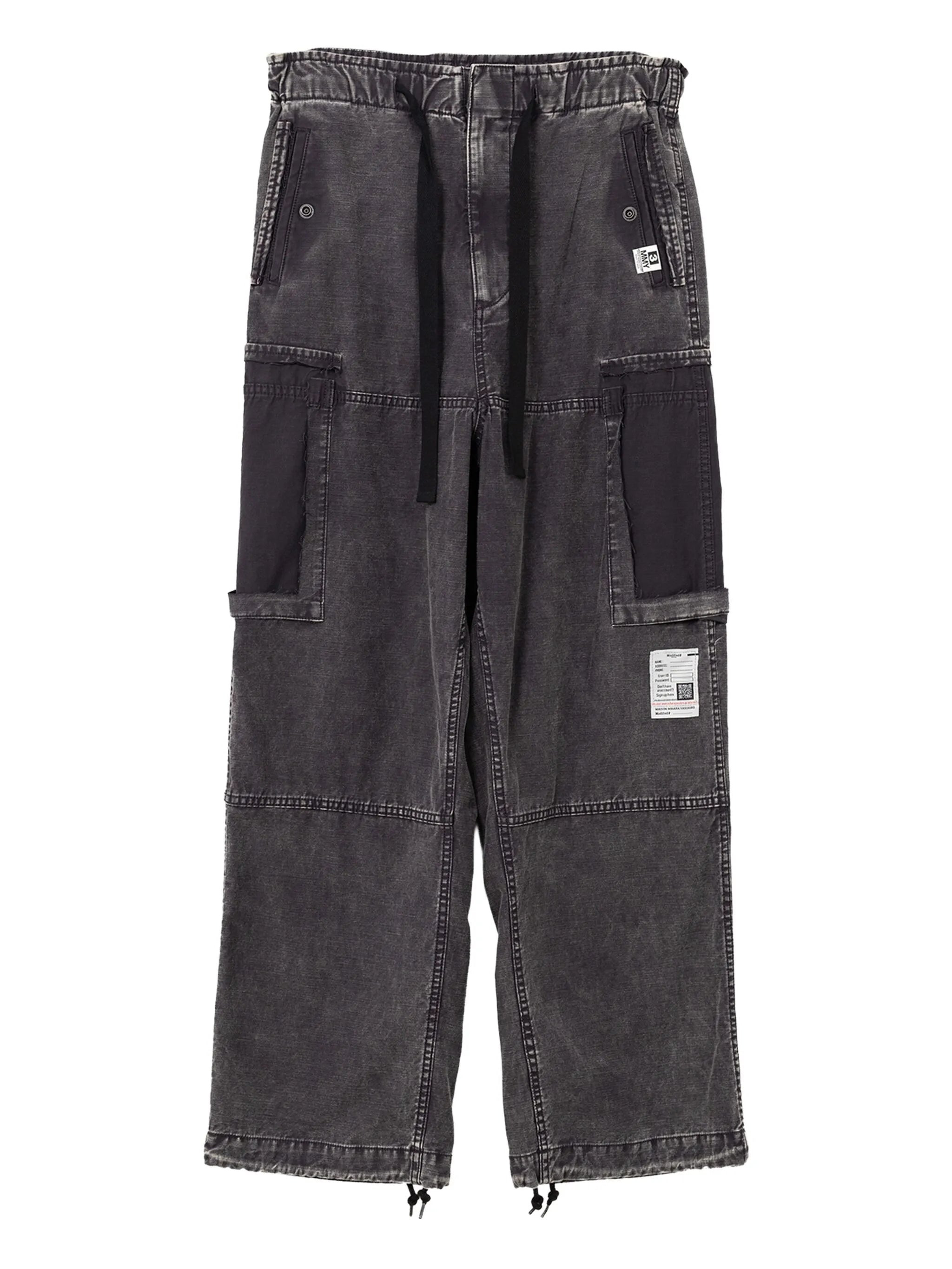 Maison Mihara Yasuhiro Panelled Drawstring Jeans - 1