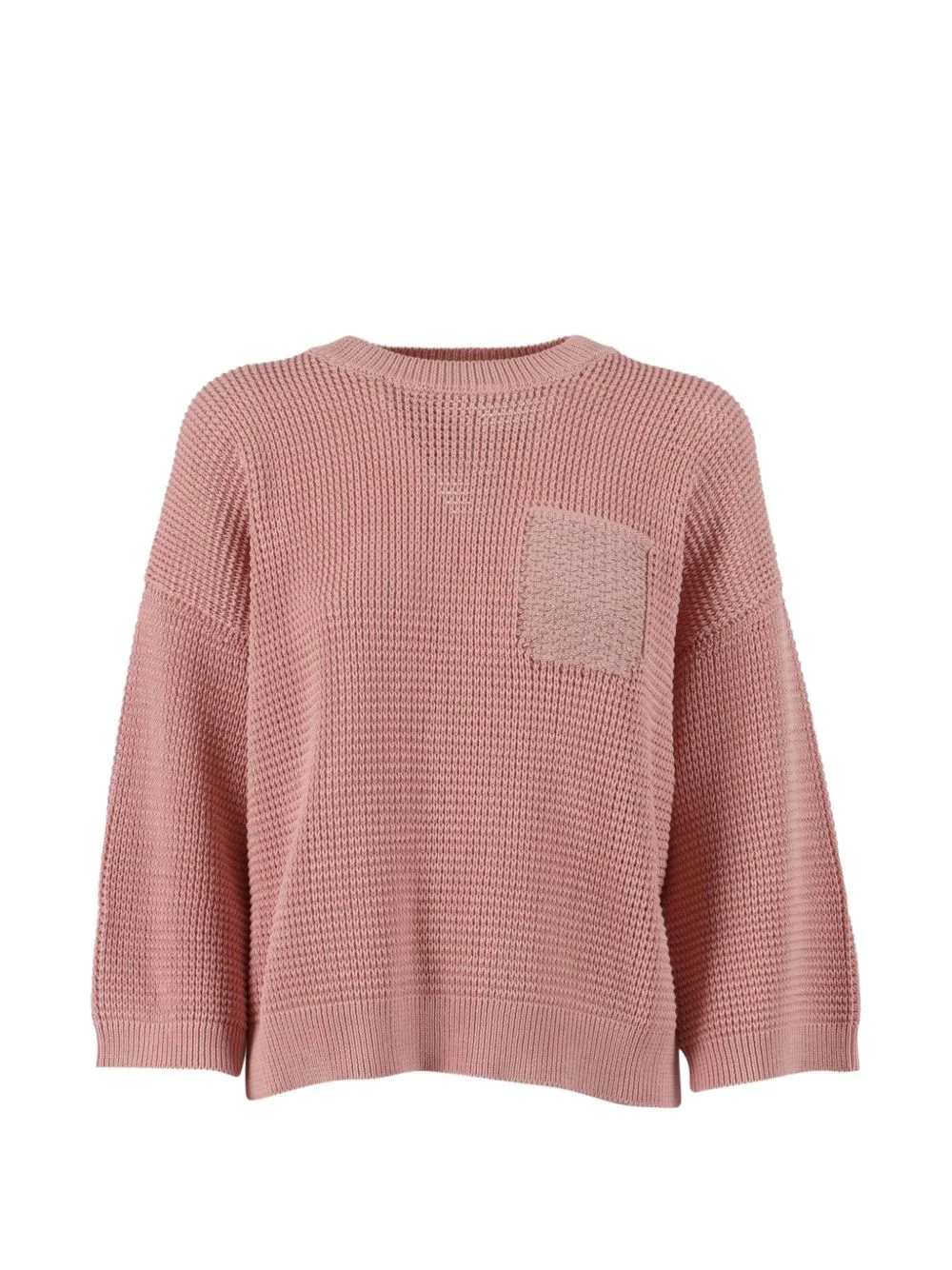 long-sleeve pocket sweater - 1