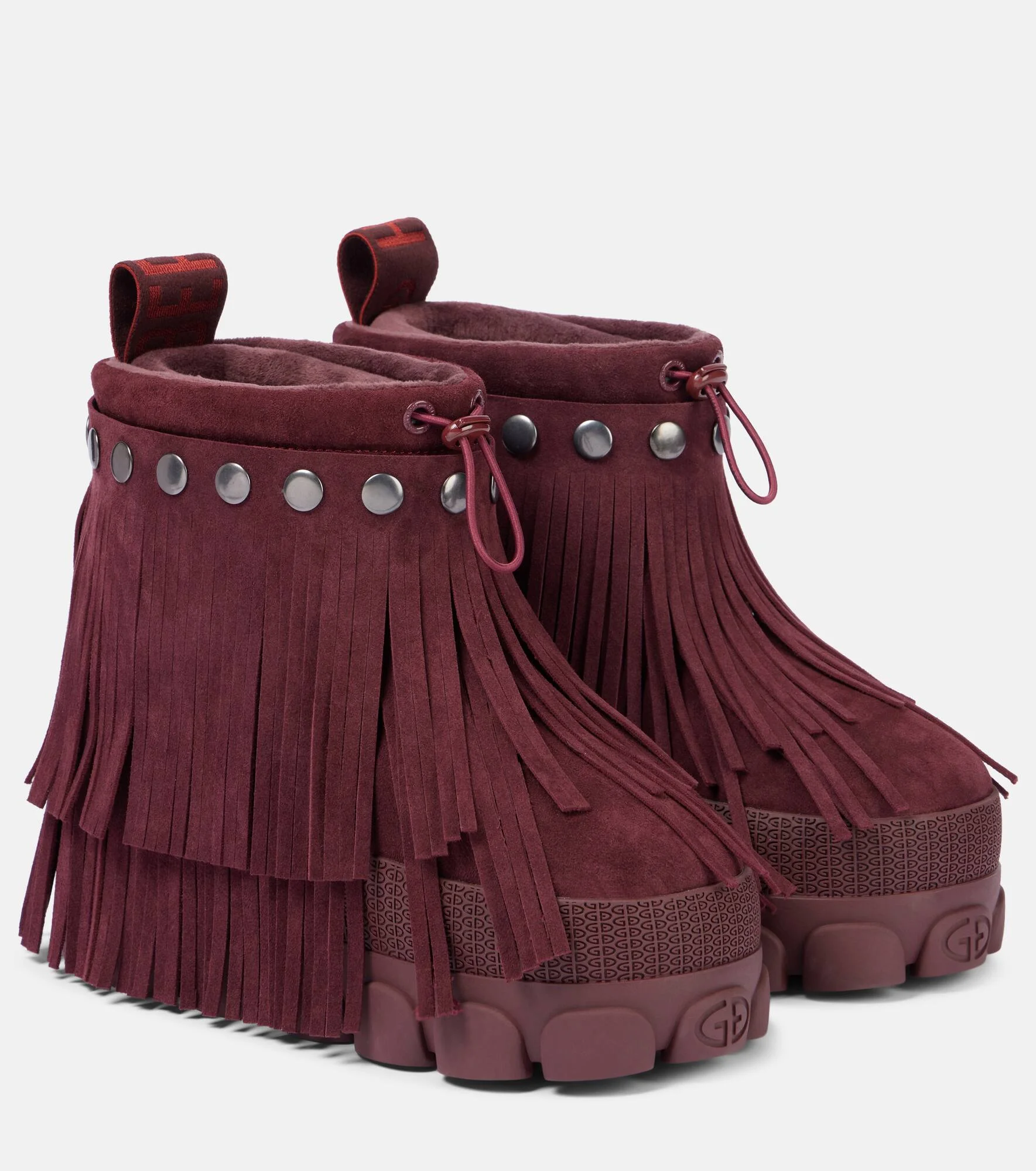 Vergara fringed suede snow boots - 1