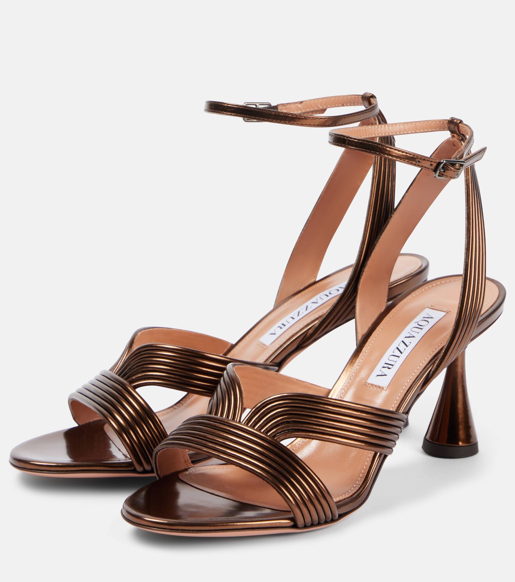 Daryl 75 leather sandals - 4