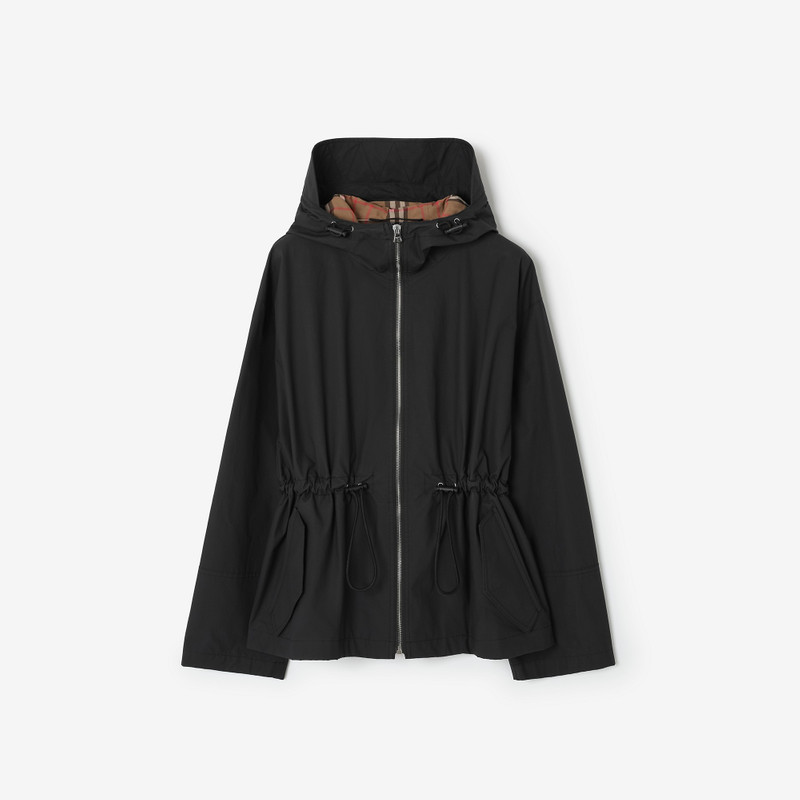 Cotton Blend Hooded Jacket 1