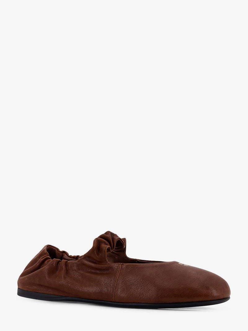 Miu Miu Ruches Leather Ballerinas outlook