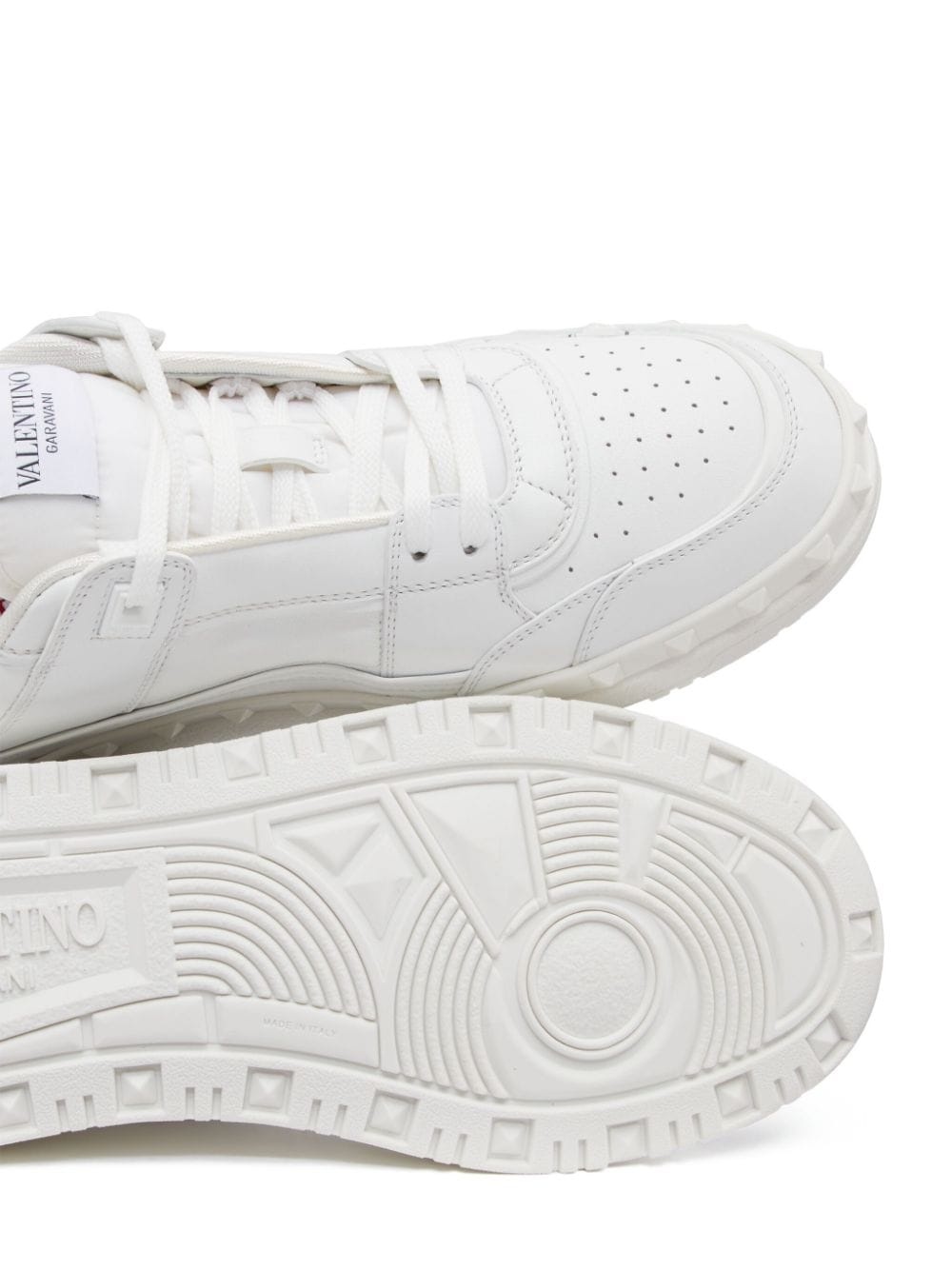 Rockstud low-top leather sneakers - 5