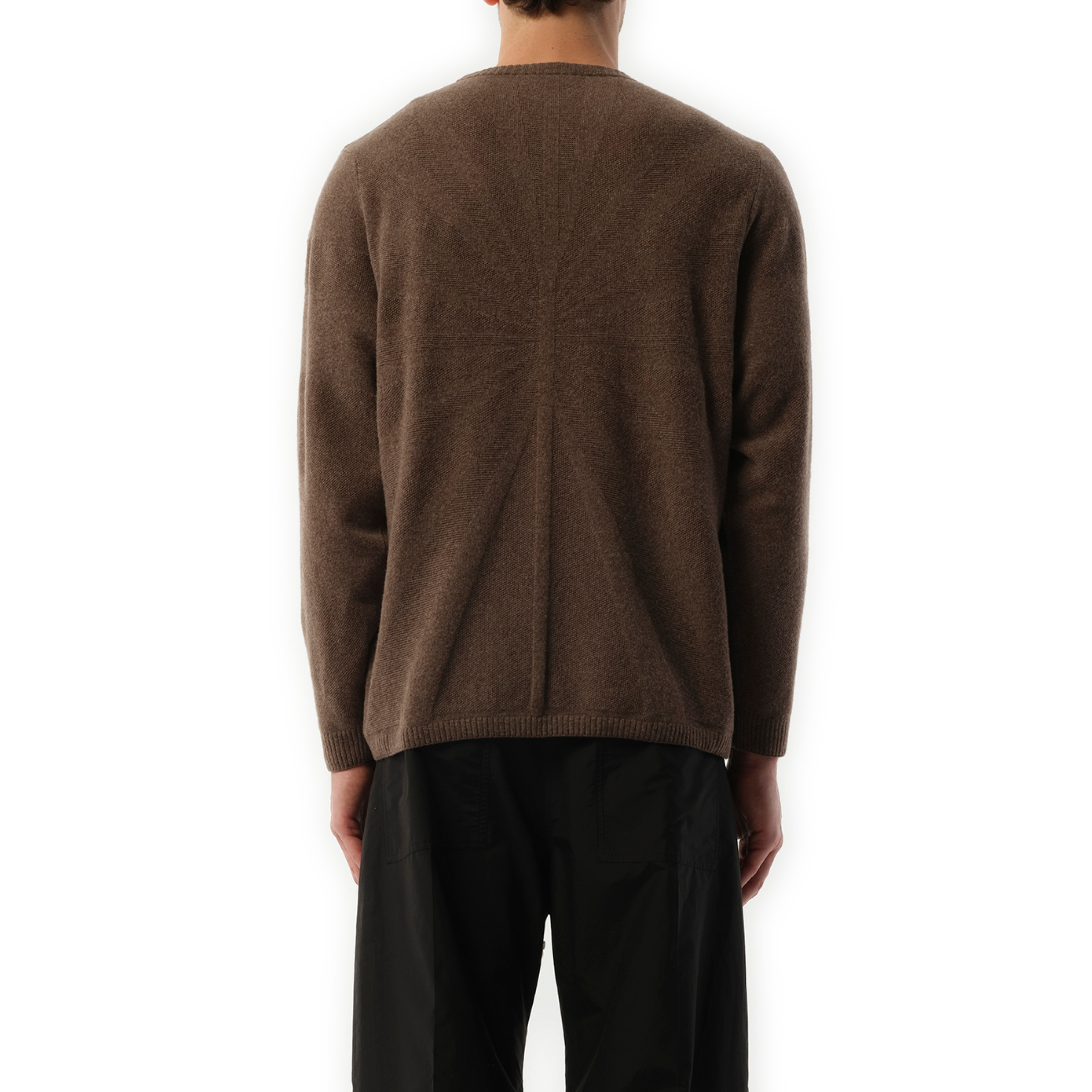 Rick Owens x Moncler Jumbo Round Neck Sweater in Dust - 6