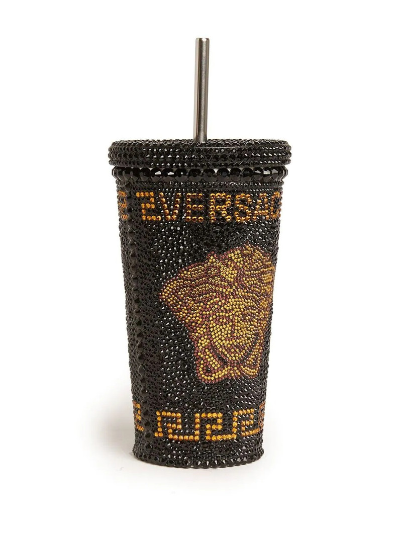 VERSACE Medusa crystal-embellished travel cup outlook