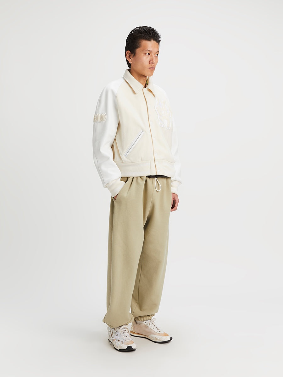 Magliano | Antifa Varsity Bomber Jacket White - 3