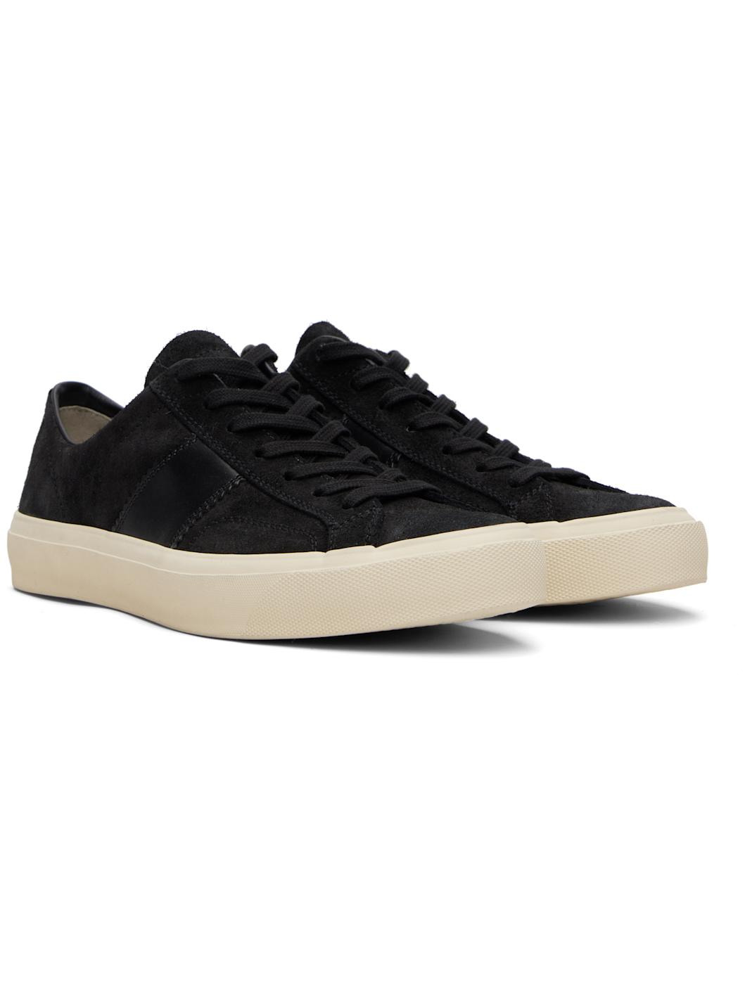 Black Suede Cambridge Sneakers - 4