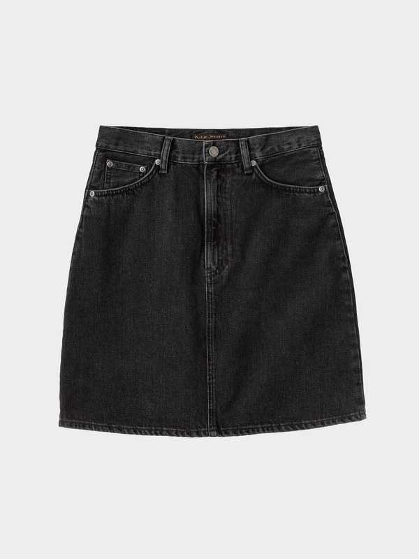 Hanna Skirt Black Trace Denim - 1