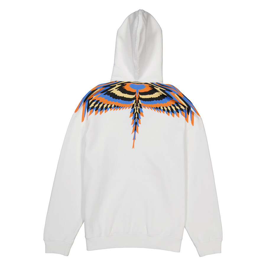 Marcelo Burlon Optical Wings Cotton Hoodie - 6