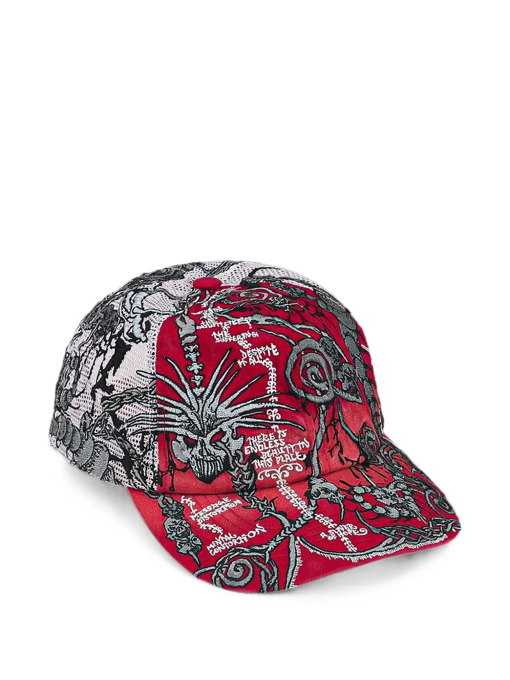 embroidered mesh-back cap - 1