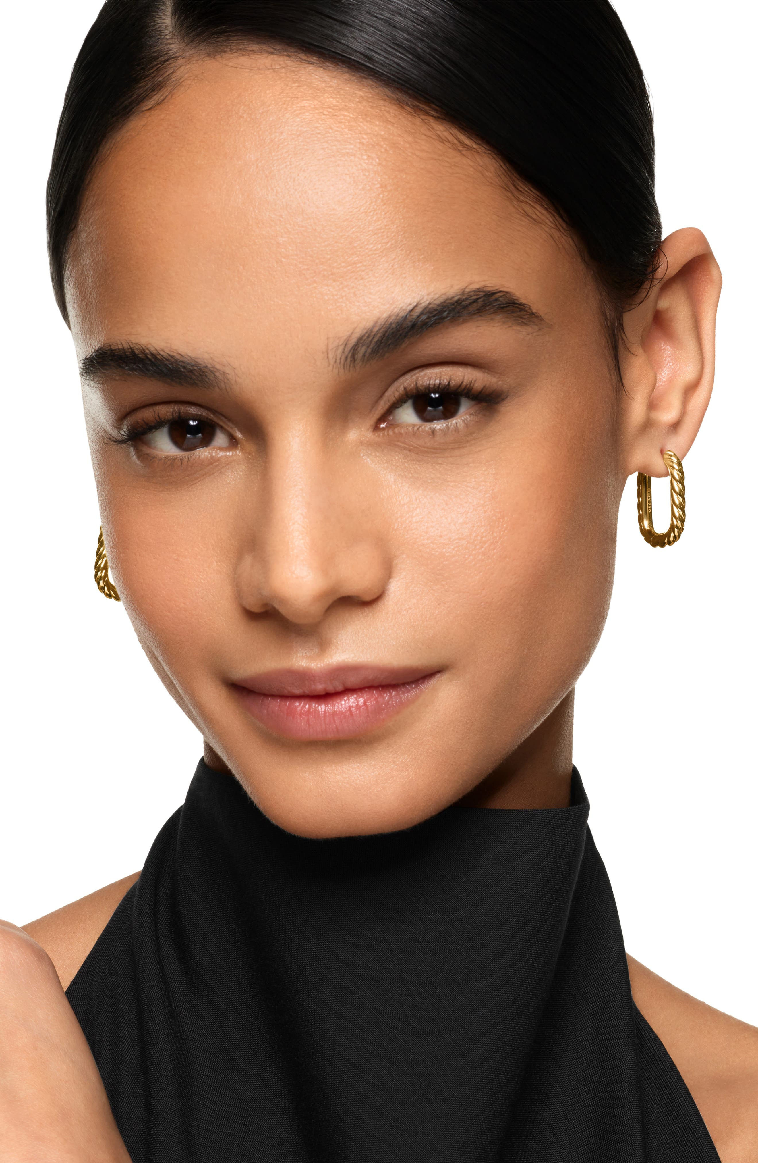 David Yurman DY Madison® Cable Hoop Earrings in 18K Yellow Gold, 24.3mm at Nordstrom - 2