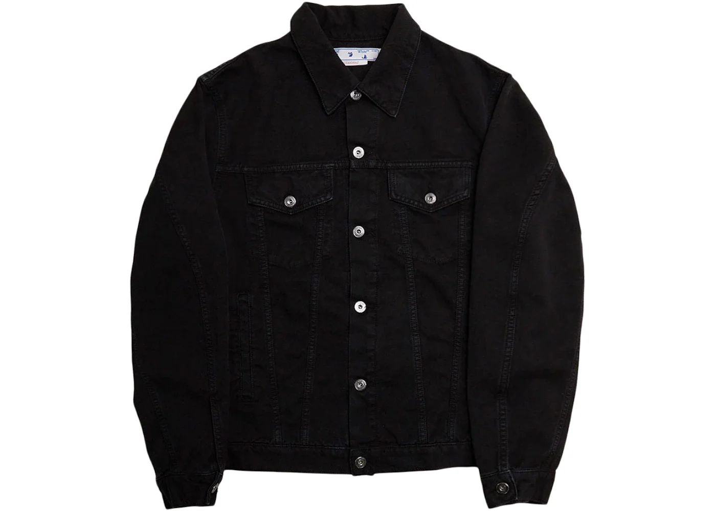 OFF-WHITE Wave Off Canvas Skate Jacket Black - 1