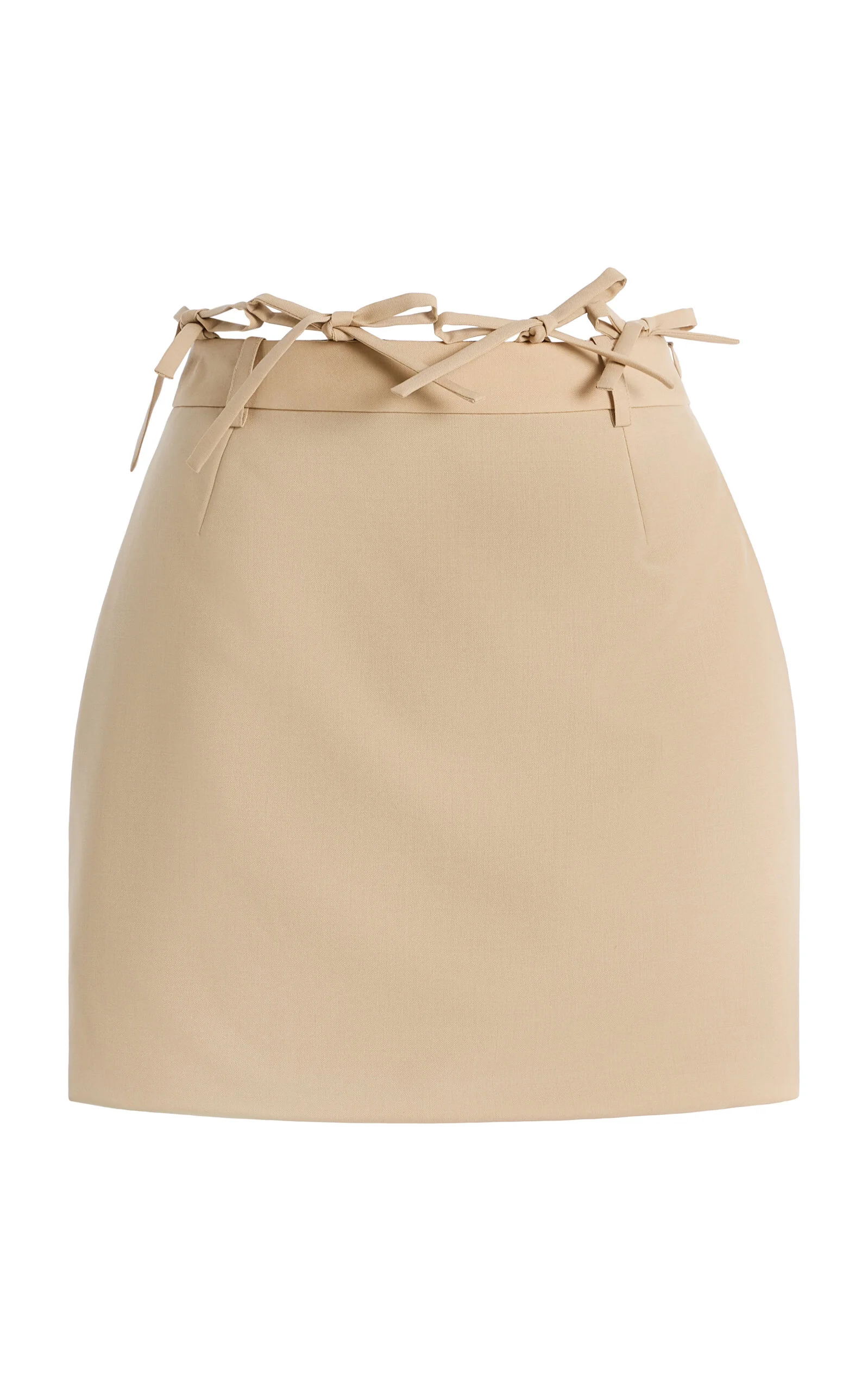 Wool Mini Skirt Cover neutral - 1