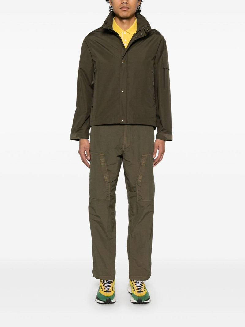 C.P. Company logo-patch jacket outlook