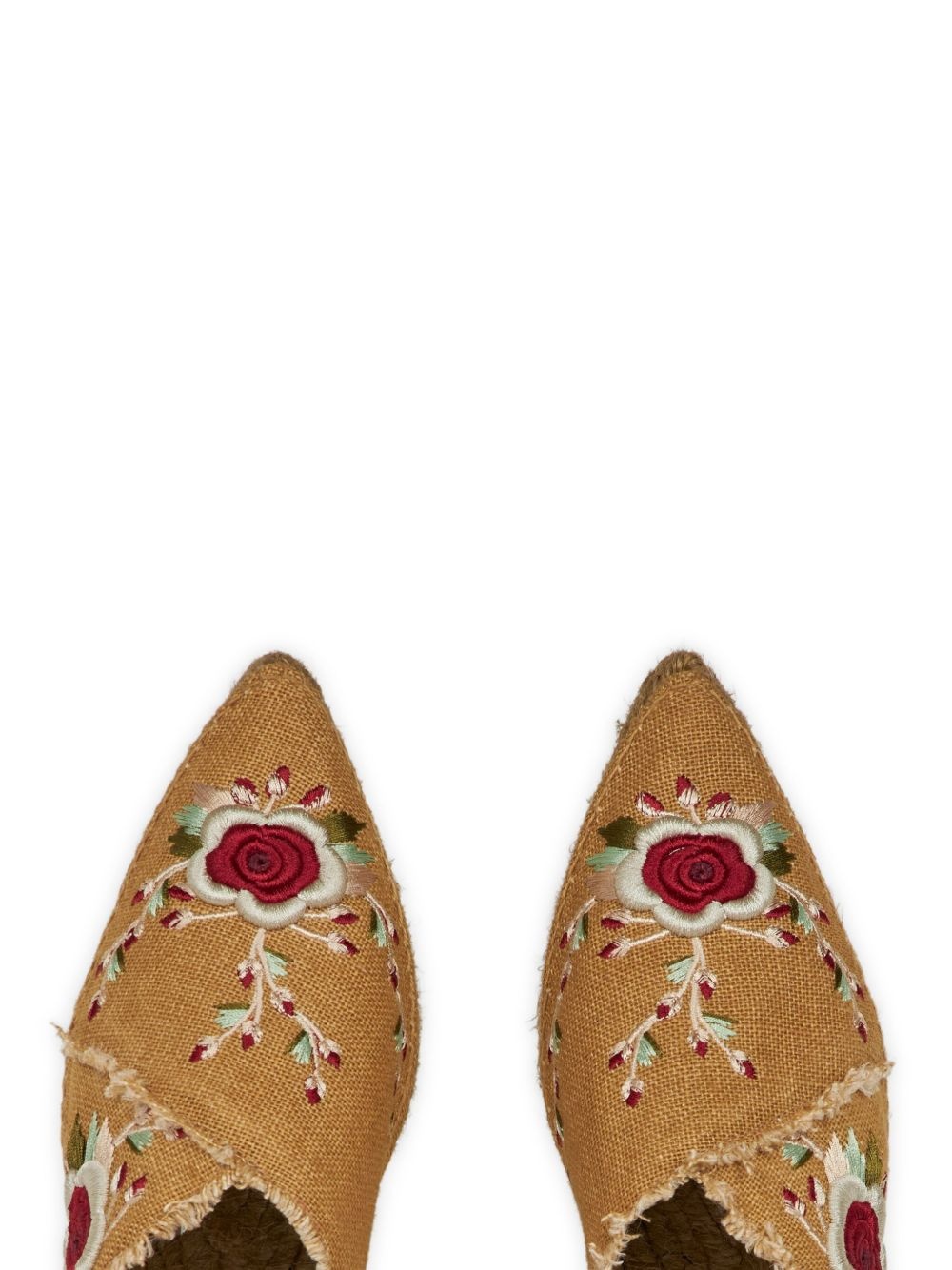 floral embroidered espadrilles - 3